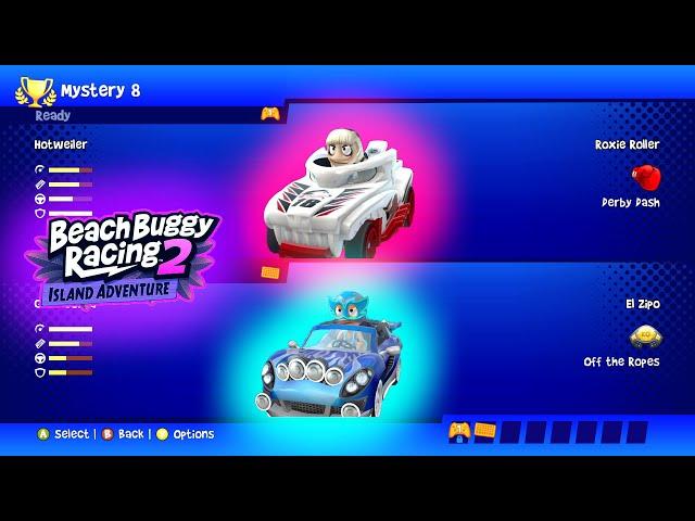 Roxie Roller ft Hotweiler vs El Zipo ft Grand Corsa - Beach Buggy Racing 2 Island Adventure