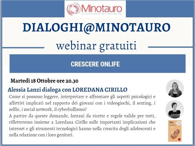 Crescere onlife - Dialoghi@Minotauro