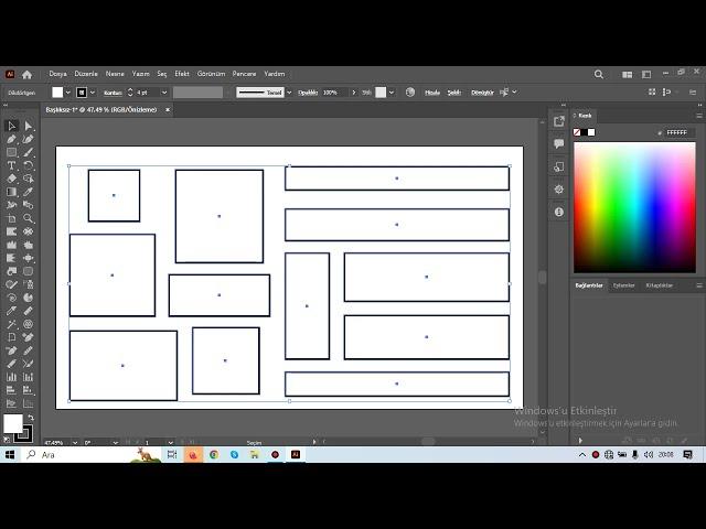 Adobe Illustrator Seçim Aracı Tanıtımları