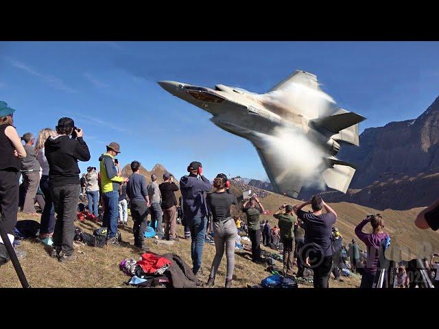 AXALP  The Greatest AvGeek Show on Earth!! Spectacular Swiss AirForce Live Firing!!