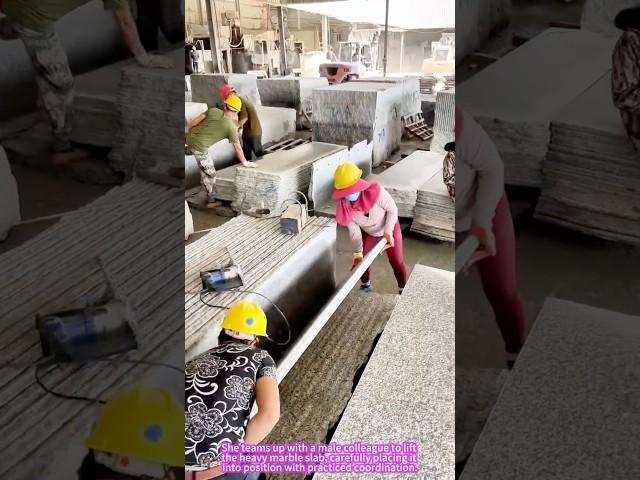 Teamwork Power in the Marble Factory.