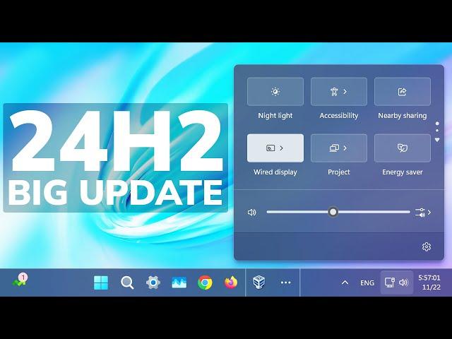 New Big Windows 11 24H2 Update – New System Tray, File Explorer in the Main Release (26100.2454)