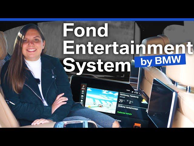 BMW Fond Entertainment System - Features & Erklärung