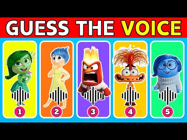  Guess the Characters by Their Voice! ️ Inside Out 2: Envy, Embarrassment, Anxiety & Ennui 