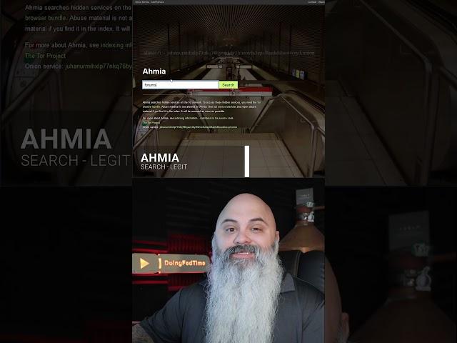 Ahmia darkweb search engine  #crypto #darknet #darkweb
