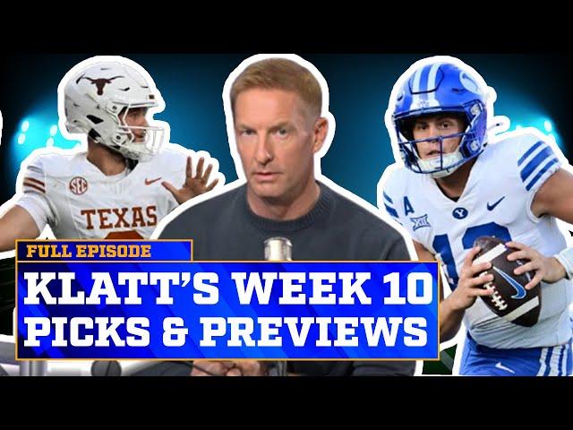 Joel Klatt’s CFP Bracket Prediction + Ohio St-Penn St, Oregon-Michigan & more Week 10 Picks