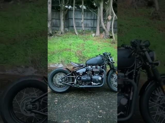 Custom Triumph Bobber - Built by JM Customs 