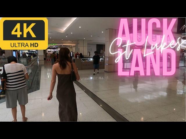 Christmas Eve At St. Luke's Mall | Auckland Walk | 4K