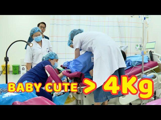 Labor, Water Breaking, Pushing and Delivery in Real Time – Full Natural Birth Footage, Birth Vlog