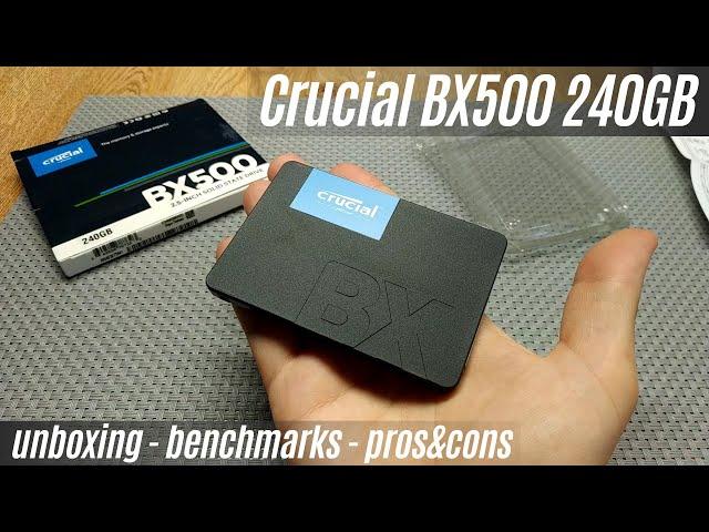 Crucial BX500 240GB SSD Review  Quick review of CT240BX500SSD1