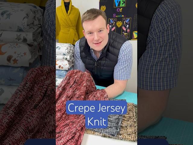 Crepe Jersey 'Knit' - An Unusual Fabric