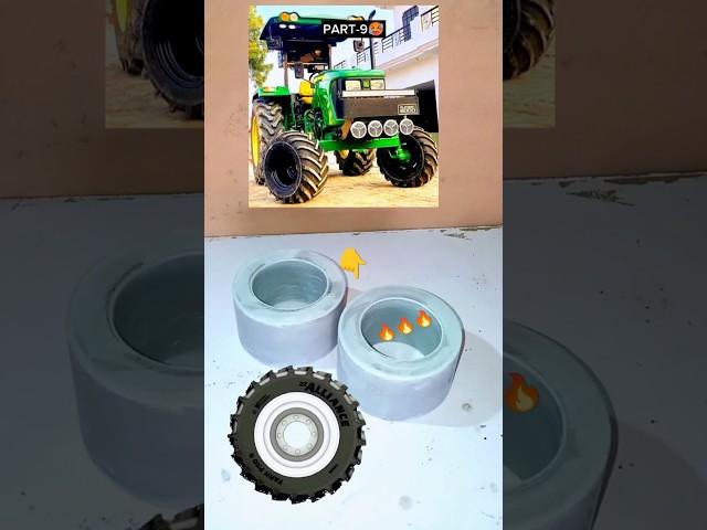 मिनी ट्रैक्टर"REAR TIRES"_TYRE MODIFIED️YOUTUBE viral project video PART9 #viralvideo #experiment