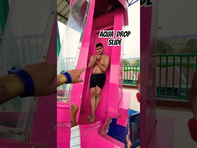 Aqua Drop Slide in Jurassik Water Park Delhi #waterpark #explorewithamrik #slide #aquadropslide
