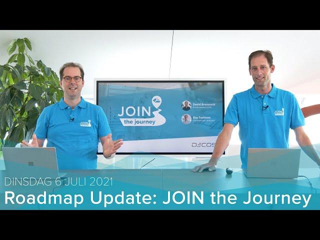 Roadmap Update: JOIN the Journey