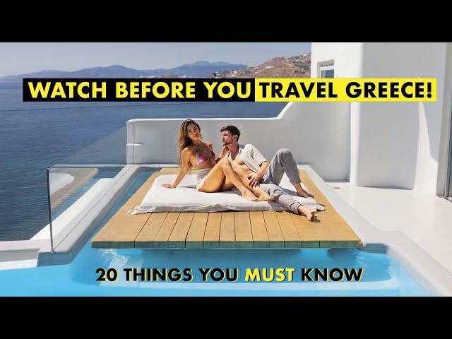 20 MUST know Greece Travel Tips - WATCH BEFORE YOU GO