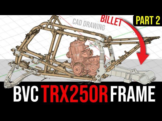 Billet Honda TRX250R Frame Build - Part 2