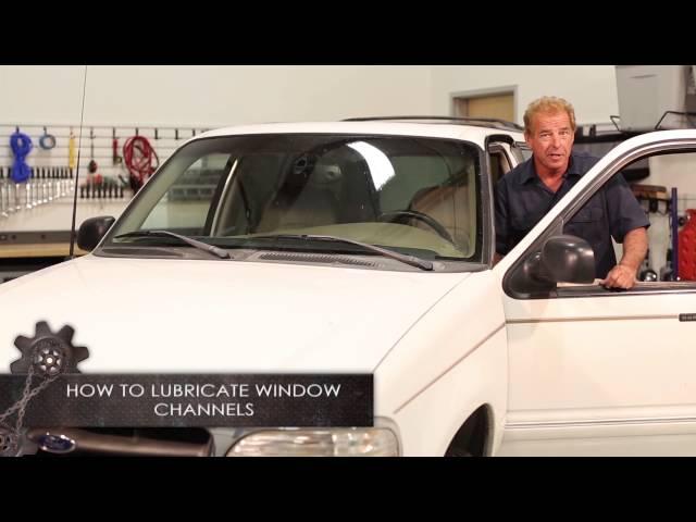 How to lube Window Channels