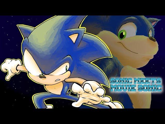 Sonic Meets Movie Sonic