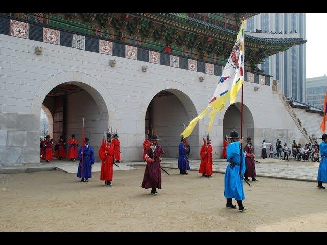 Changing of the Royal Guard, Gyeongbokgung Palace-Seoul, South Korea