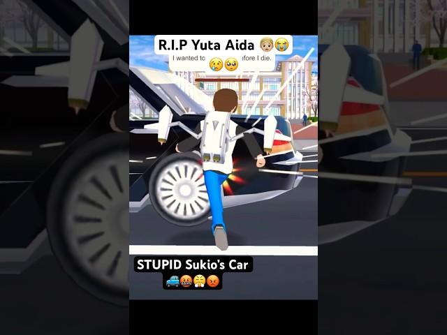 R.I.P Yuta Aida  - Stupid Sukio’s Car || SAKURA School Simulator #shorts