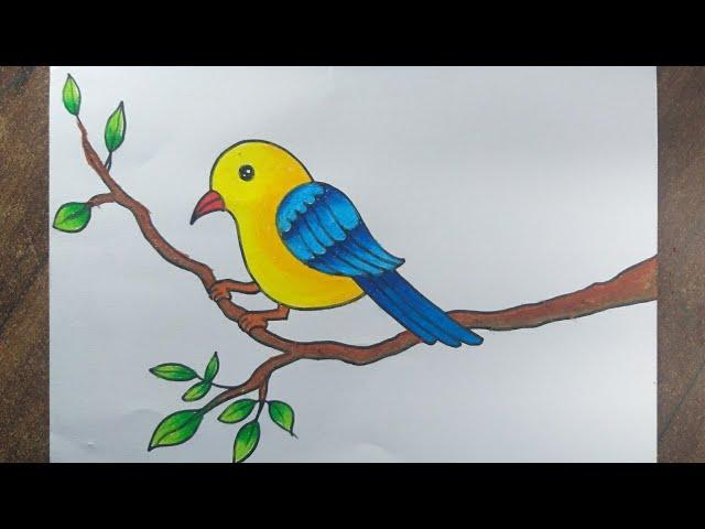 Easy Bird Drawing | step by step bird Drawing | How to draw bird Drawing