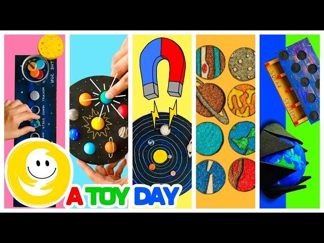 BEST 5 DIY Planets ACTIVE Crafts for BABY | Planets Crafts Compilation | Top 5 fidget kids toys