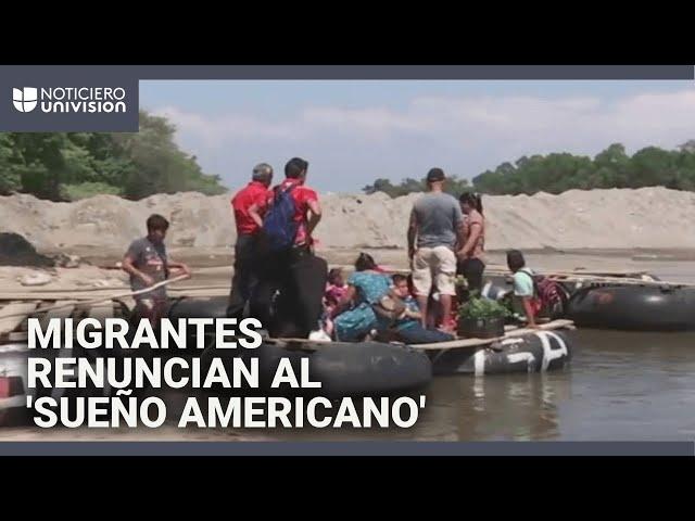 El drama de migrantes en México que renuncian al 'sueño americano' y deciden regresar a sus países