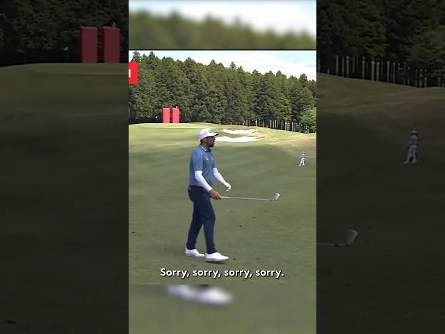 Caddies STOPS player during shot 