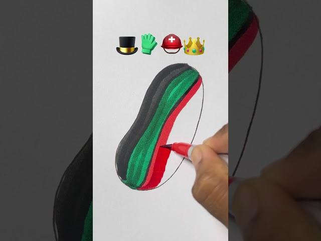 ️Satisfying creative art #trending #art #creativeartemoji #satisfying #coloring #shorts
