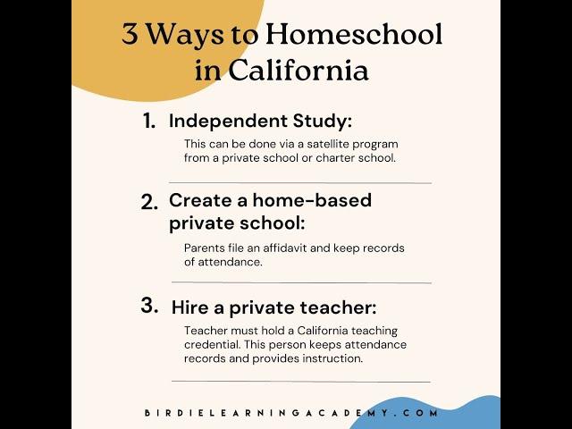 3 Ways to Homeschool in California | First Generation Homeschoolers