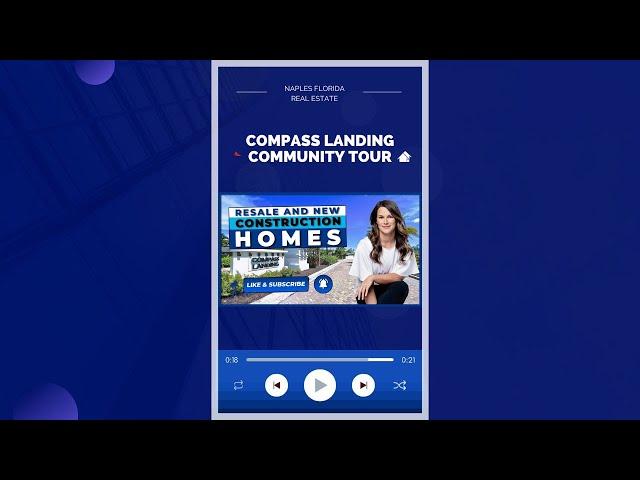 Compass Landing Tour | A GORGEOUS community in North Naples, FL #Shorts #CompassLanding #Naples