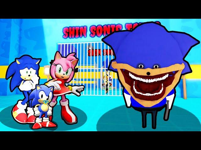 SONIC FAMILY ESCAPE SHIN SONIC TAPES BARRYS PRISON RUN IN ROBLOX