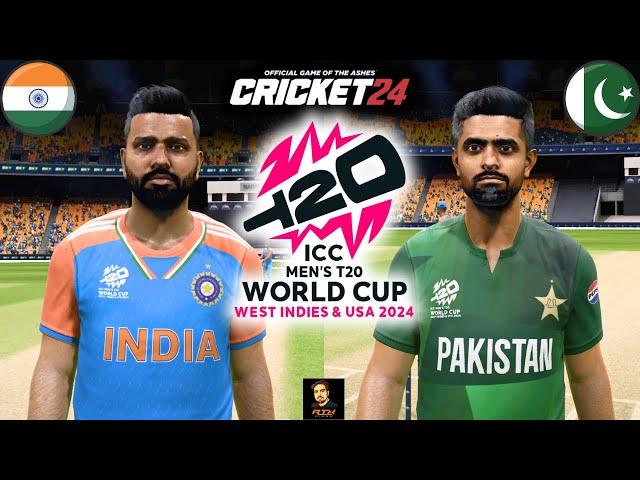 India vs Pakistan T20 World Cup 2024 Quarter Final Match In Cricket 24 RtxVivek