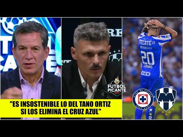 MONTERREY cae ante CRUZ AZUL y ARDE el puesto del Tano Ortiz. "¡ES INSOSTENIBLE!" | Futbol Picante