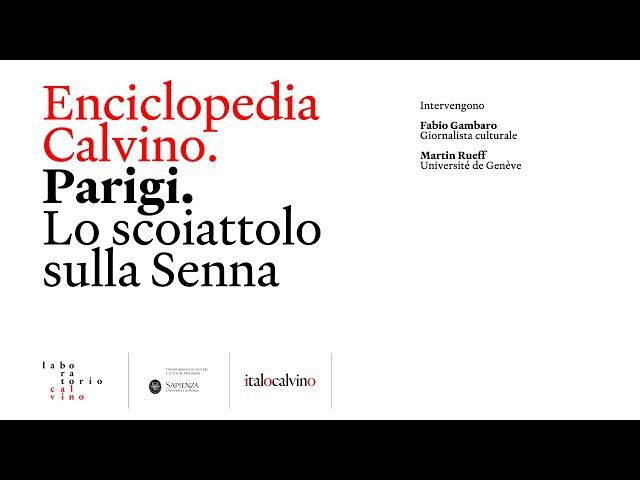 Enciclopedia Calvino. Parigi. 18 gennaio 2024, Spazio bookshop delle Scuderie del Quirinale