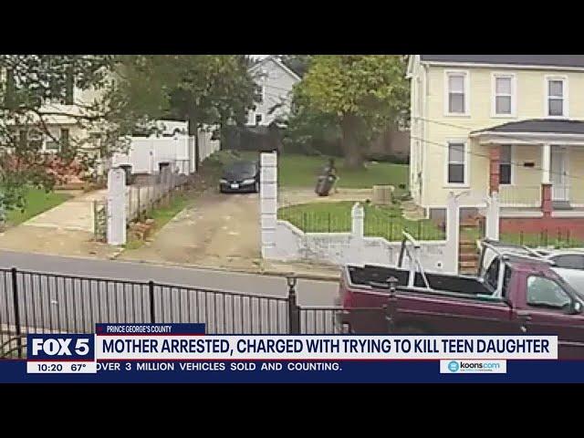 Video captures moments before mom allegedly shoots daughter in PG County