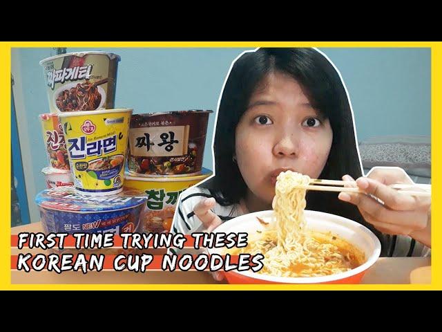 FILIPINO TRIES KOREAN CUP NOODLES FOR THE FIRST TIME