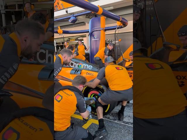 Pit Stop Practice in Barcelona 