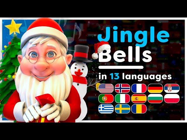  Jingle Bells  All languages!  Compilation of Nursery Rhymes  Hey Kids Worldwide