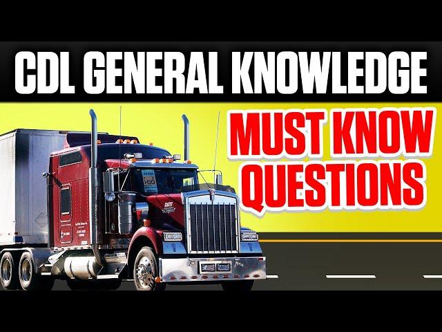 These Questions Could Be On Your CDL Exam