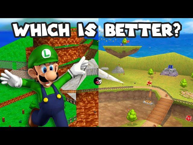 Did Super Mario 64 DS improve the stages?