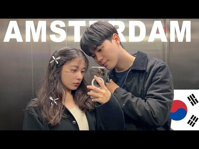 Our Trip to AMSTERDAM! | Food & Travel Vlog, Long Distance Couple, Korean & Danish