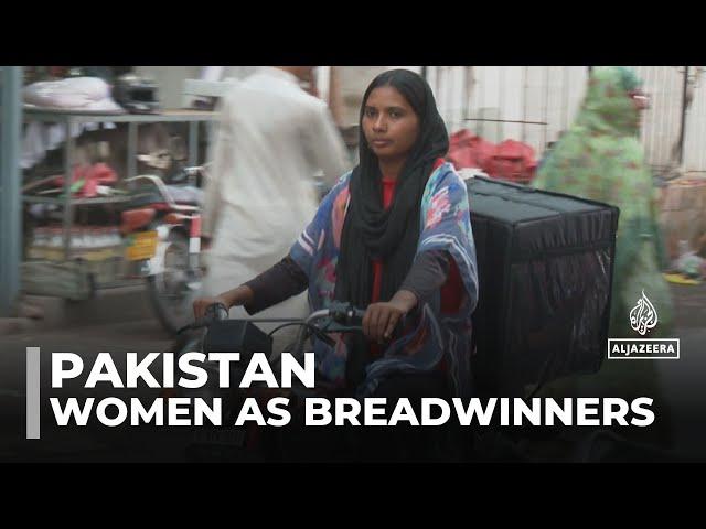 Pakistani woman steps up as breadwinner amid economic crisis and rising inflation