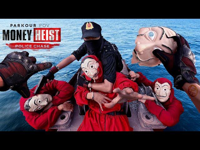 Parkour MONEY HEIST Escape POLICE CHASE In REAL LIFE Ver4.1| Epic Live Action POV