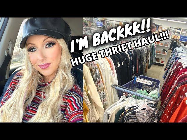 HUGE THRIFT HAUL MARCH 2023 | 2 MONTHS WORTH OF THRIFTING