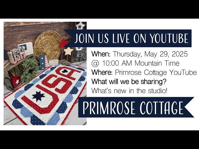 May 29, 2025 Live Flosstube & Quilttube