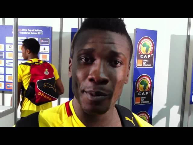 Asamoah Gyan mixed zone reaction after Botswana win - GHANAsoccernet.com