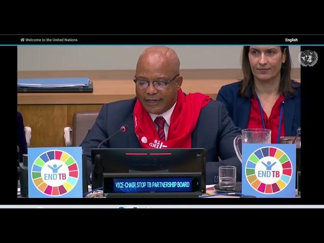 STATEMENT BY AUSTIN OBIEFUNA VICE CHAIR OF STOP TB PARTNERSHIP BOARD, GENEVA