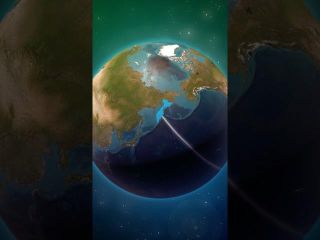 What’s the Longest Swim Path Without Touching Land?  #shorts #geography #map