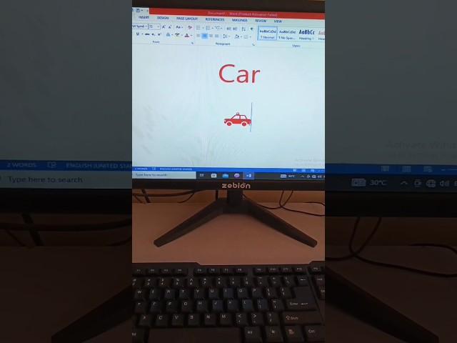 Car ka symbol!Ms word me car ka symbol kaise banaye? #viral #shorts #computer #shortcutkeys #logo
